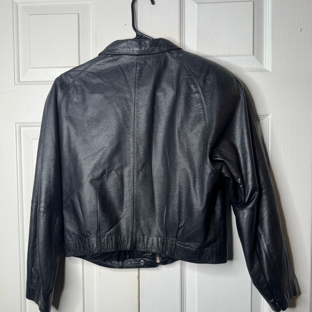 BP Classic Black Leather Jacket - Picture 2 of 16
